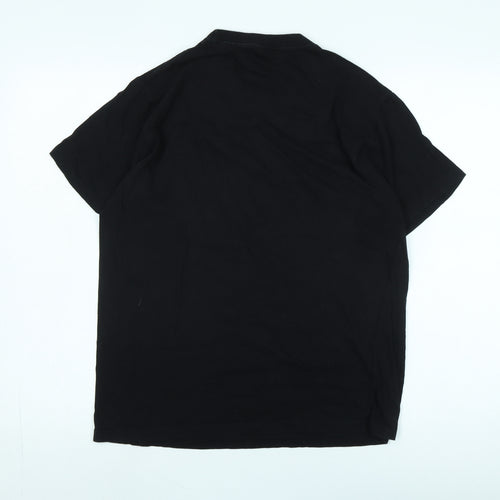 Stars & Stripes Men's Black Graphic Print T-Shirt M
