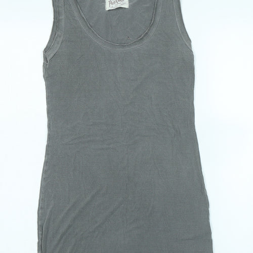 Post Card Women's Grey Basic Tank Top - Size 6, Summer Essential