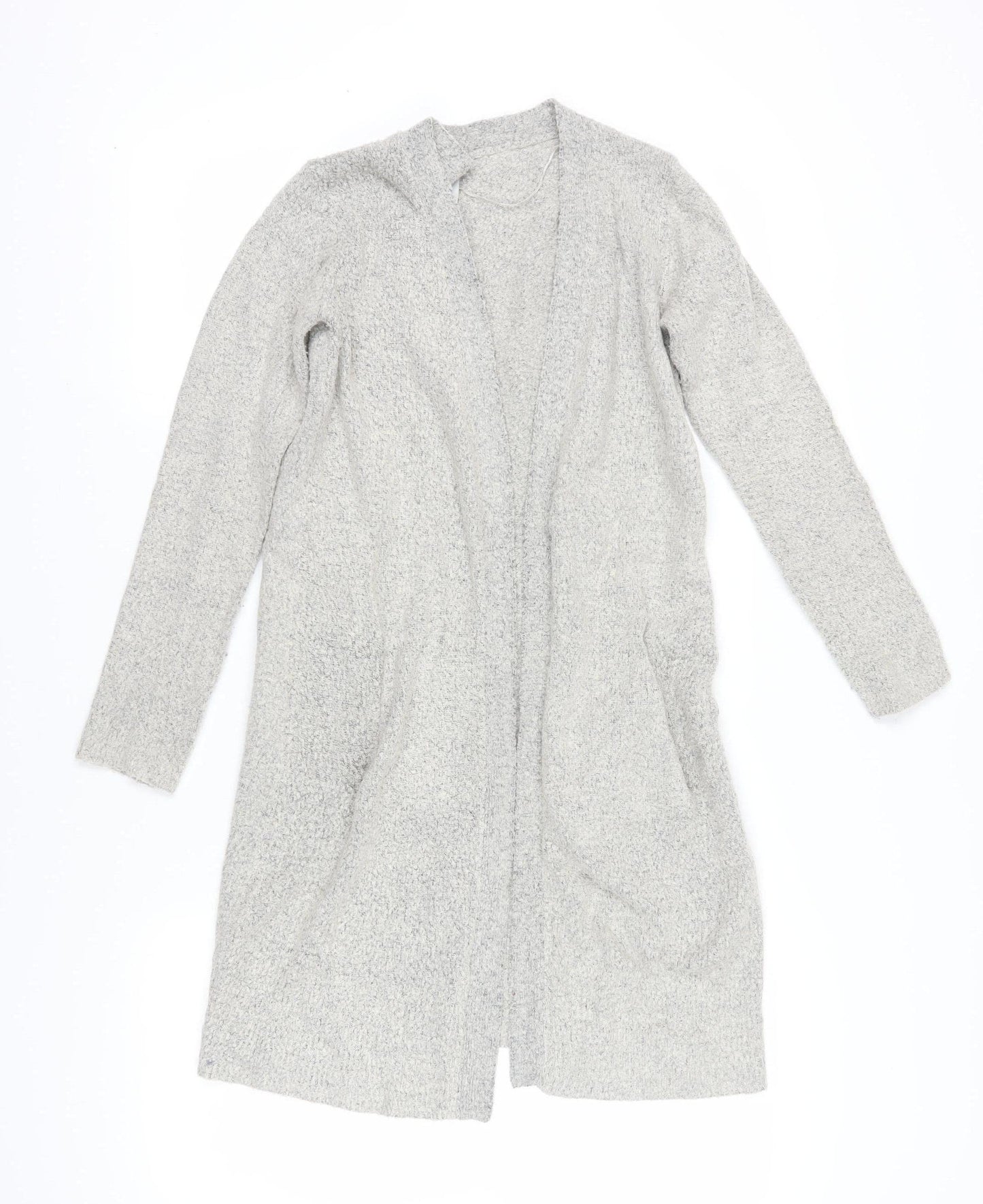 soyaconcept Women's Grey Cardigan, S, Open-Knit, Lightweight