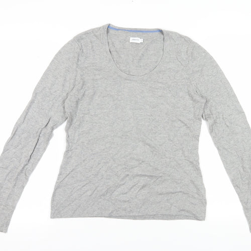 Musto Women's Grey Pullover Jumper, Size 14, Cotton