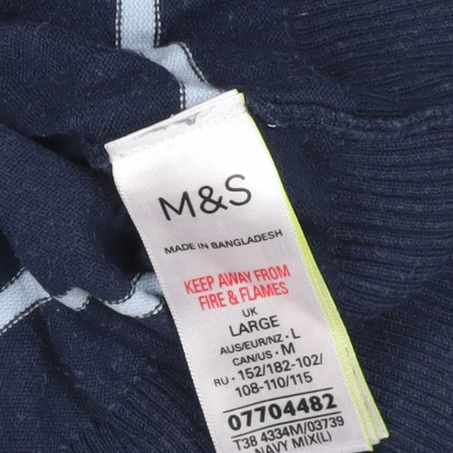 Marks and Spencer Women's Striped Jumper L Multicoloured