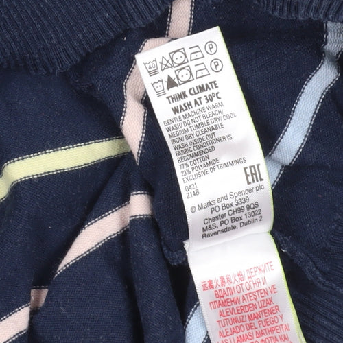 Marks and Spencer Women's Striped Jumper L Multicoloured