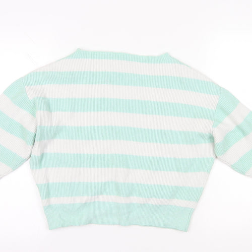 Oliver Bonas Women's Striped Jumper, Size 10, Knit, Spring/Autumn