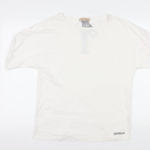 See by Chloé Women's White Basic T-Shirt Size 10