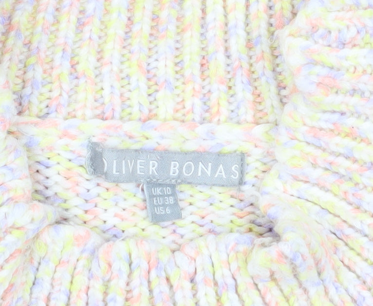 Oliver Bonas Women’s Multicoloured Pullover Jumper Size 10