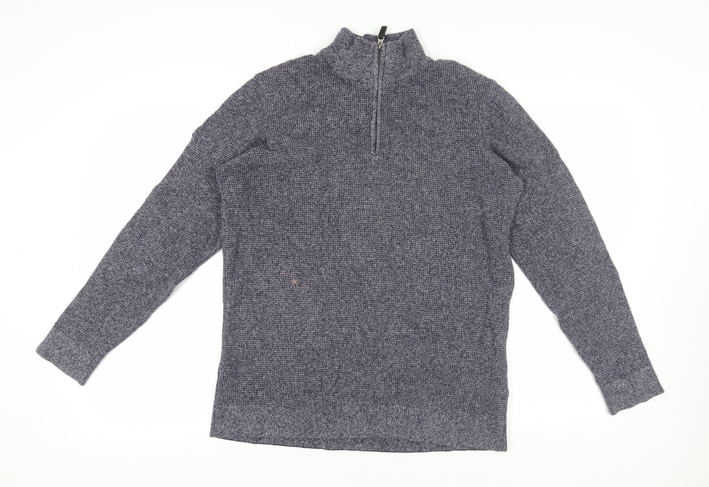 Superdry Men's Grey XL 1/2 Zip Pullover Jumper