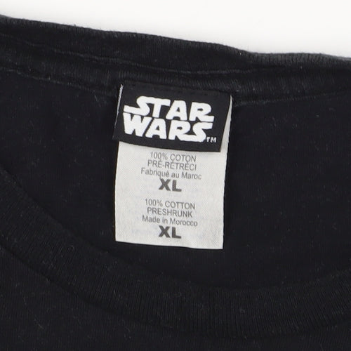 Star Wars Men's Black XL Cotton Graphic T-Shirt