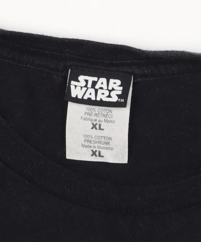 Star Wars Men's Black XL Cotton Graphic T-Shirt