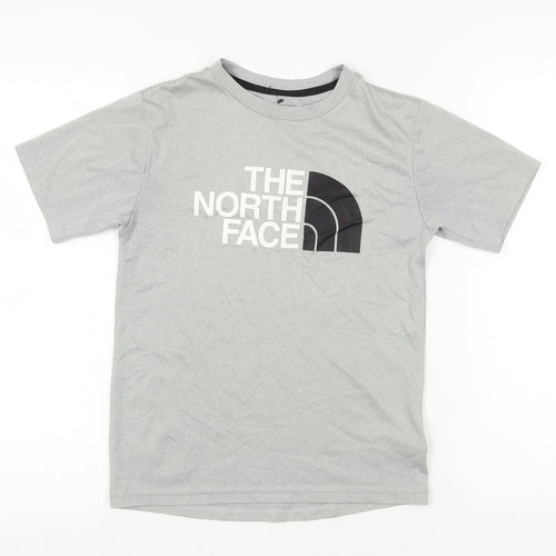 The North Face Boys Grey T-Shirt M Short Sleeve Casual