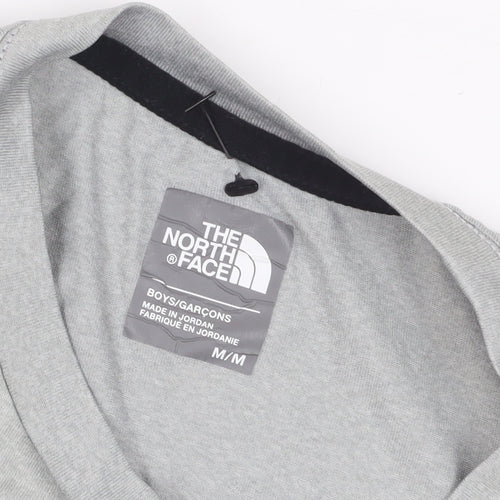 The North Face Boys Grey T-Shirt M Short Sleeve Casual