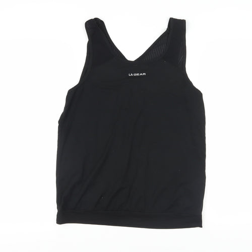 LA Gear Women's Black Tank Top Size 12 - Gym & Training