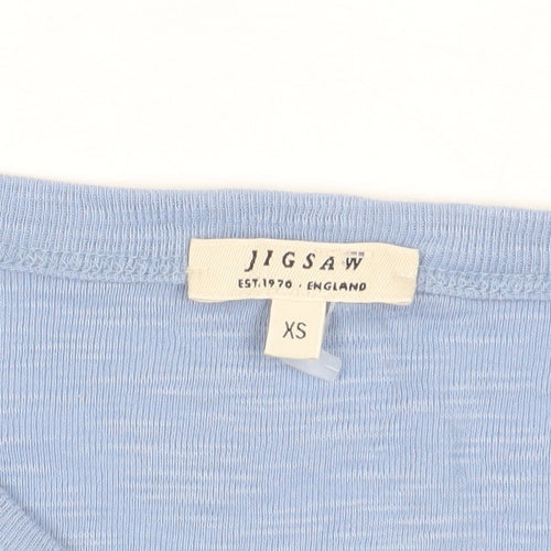 Jigsaw Women's Blue XS Crew Neck T-Shirt