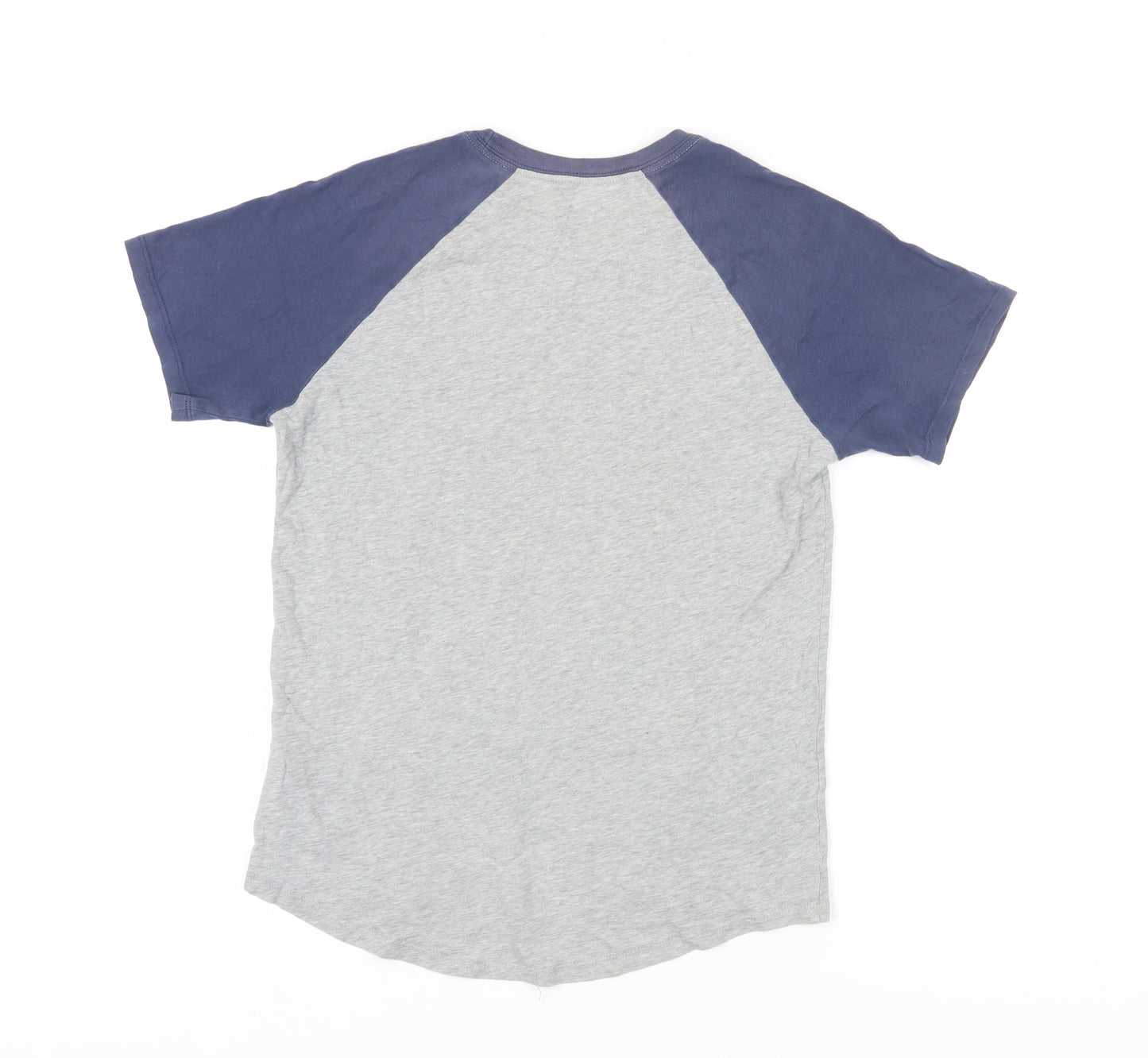 Nike Boys Grey & Blue Colourblock T-Shirt, Age 12-13 Years, Casual