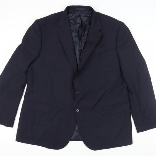 Marks and Spencer Mens Navy Blazer 48in Chest Classic