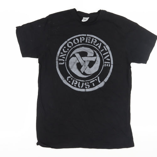 B&C Collection Men's Black Graphic T-Shirt M