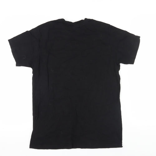 B&C Collection Men's Black Graphic T-Shirt M