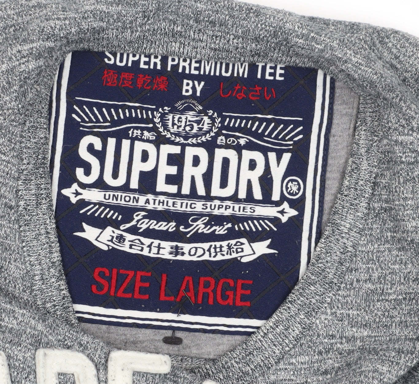 Superdry Men's Grey Graphic Print T-Shirt, Size L