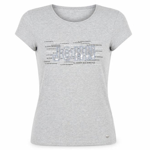 John Richmond Grey T-Shirt Women’s Size 12 Casual