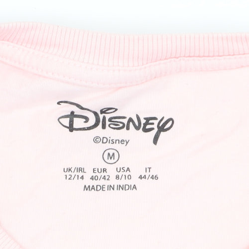 Disney Women's Pink Minnie Mouse T-Shirt, Size M