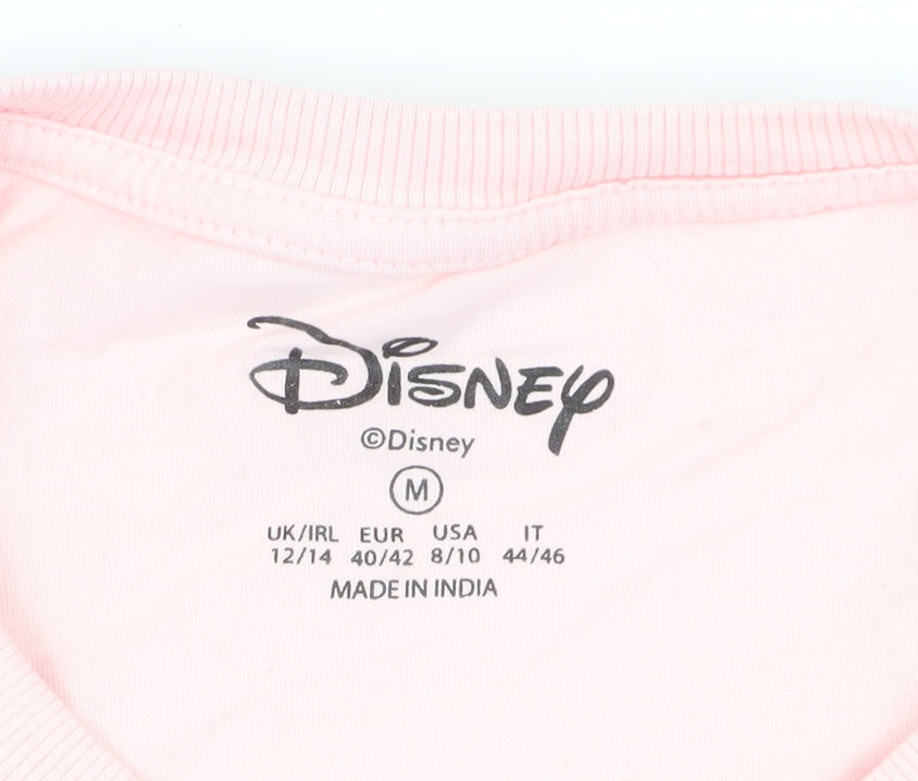 Disney Women's Pink Minnie Mouse T-Shirt, Size M