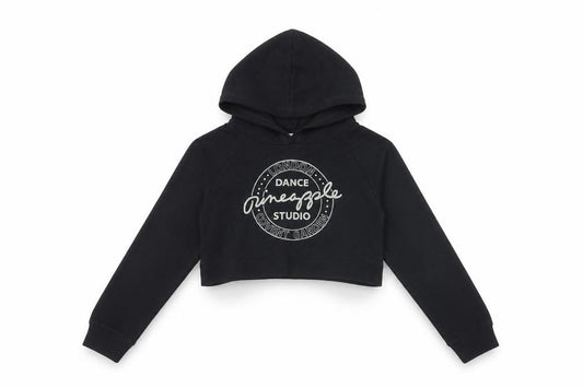 Pineapple Girls Black Pullover Hoodie 9-10 Years