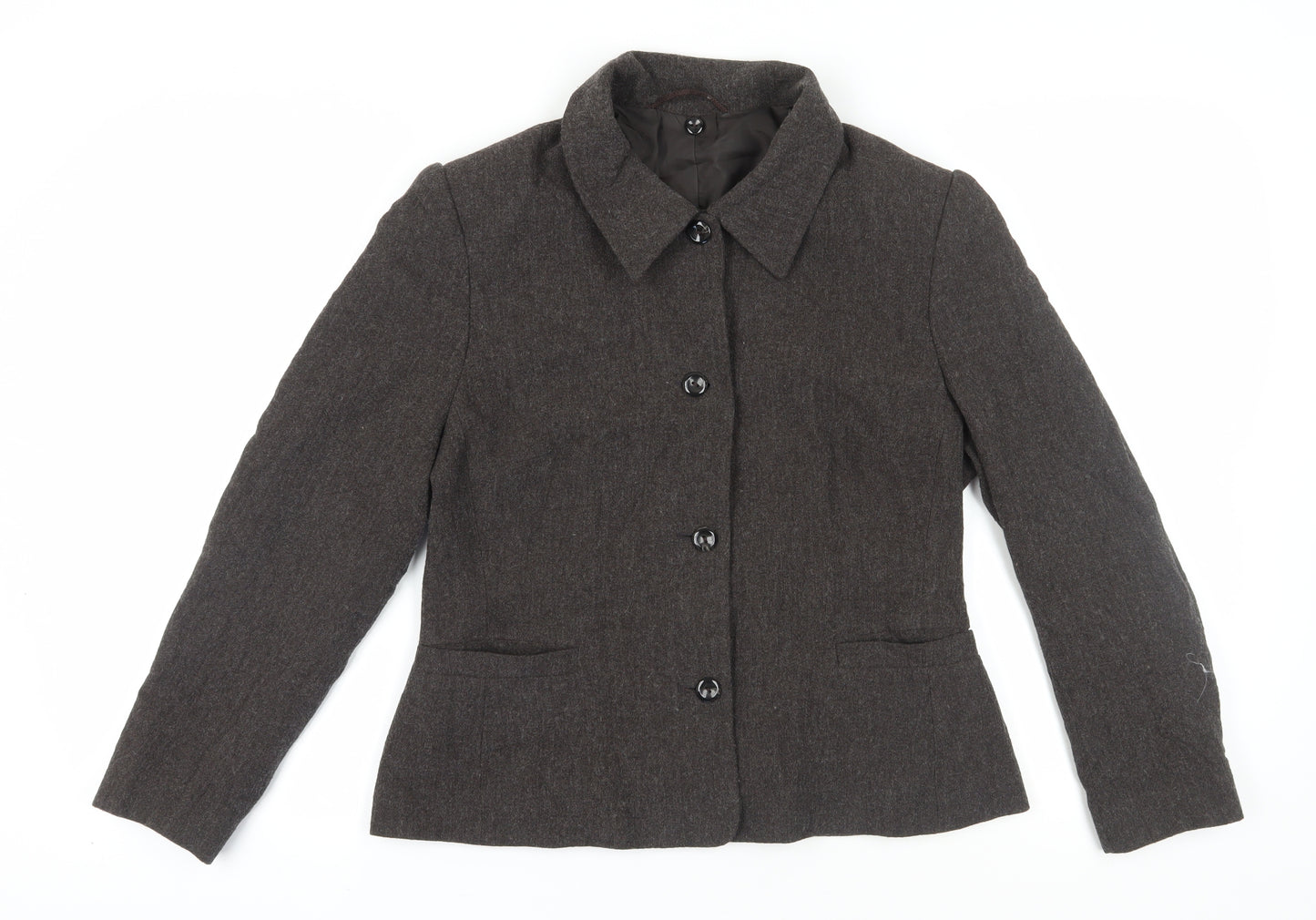 Steilmann Women's Brown Suit Jacket Size 16 Business Casual
