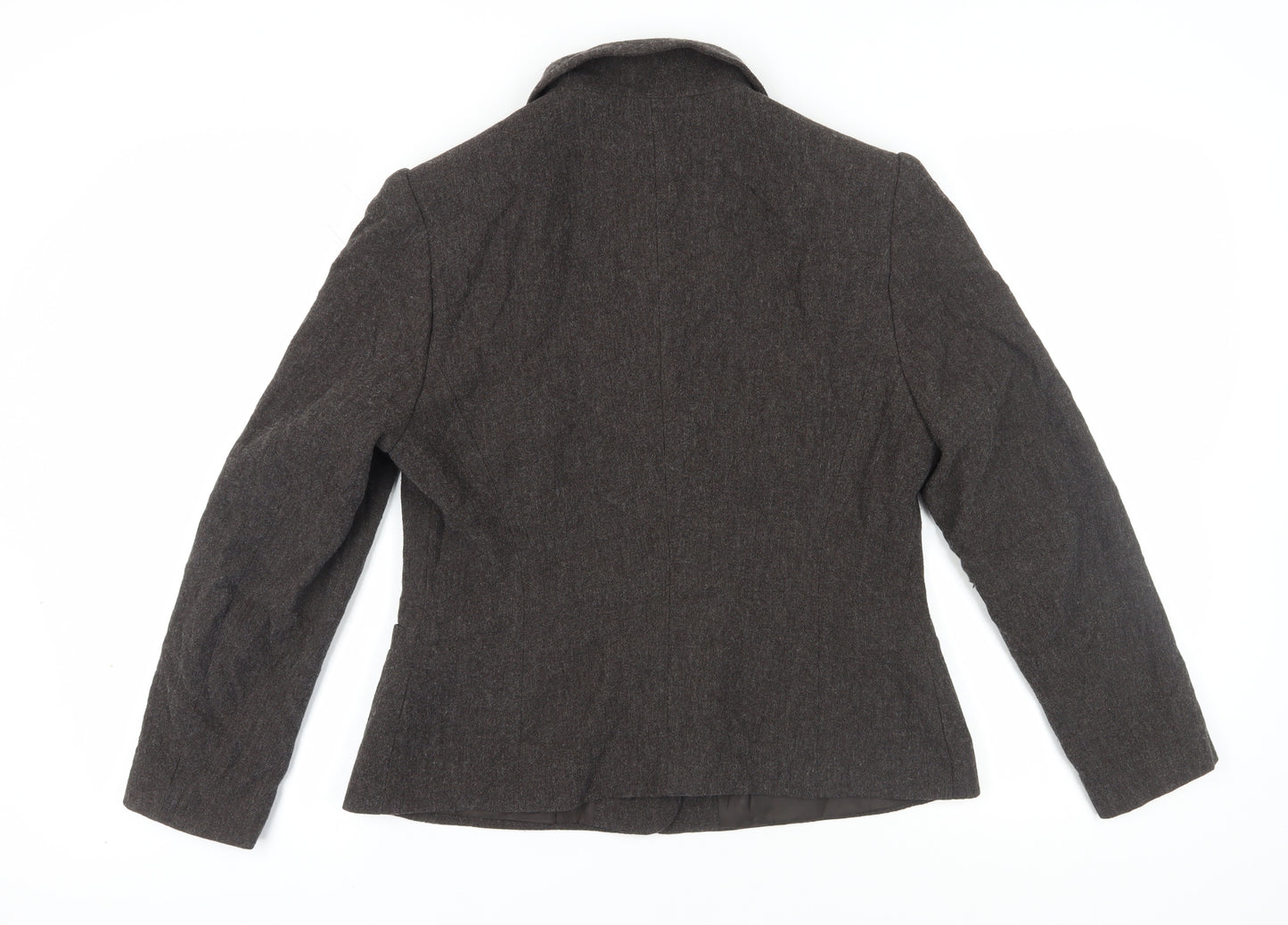 Steilmann Women's Brown Suit Jacket Size 16 Business Casual