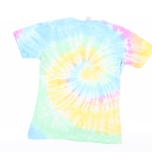 Ocean Beach Company Unisex Tie-Dye T-Shirt, M, V-Neck