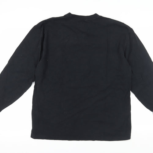 Abercrombie & Fitch Men's Black XL Long Sleeve T-Shirt