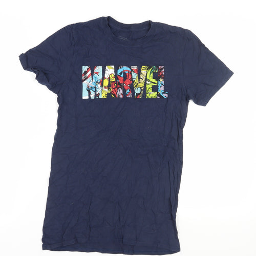 Marvel Boys Blue T-Shirt 13-14 Years Comic Graphic