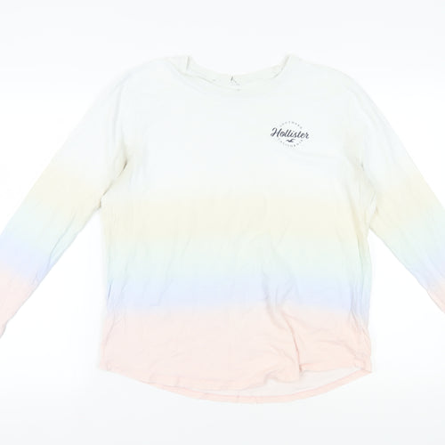 Hollister Women's Multicoloured Long Sleeve T-Shirt L