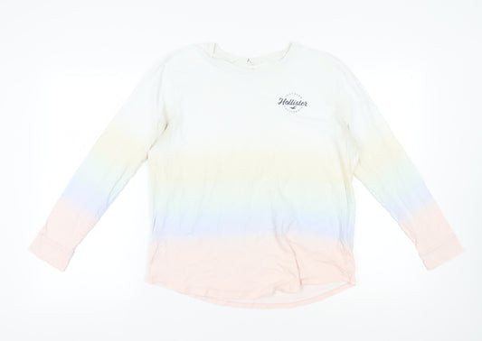 Hollister Women's Multicoloured Long Sleeve T-Shirt L