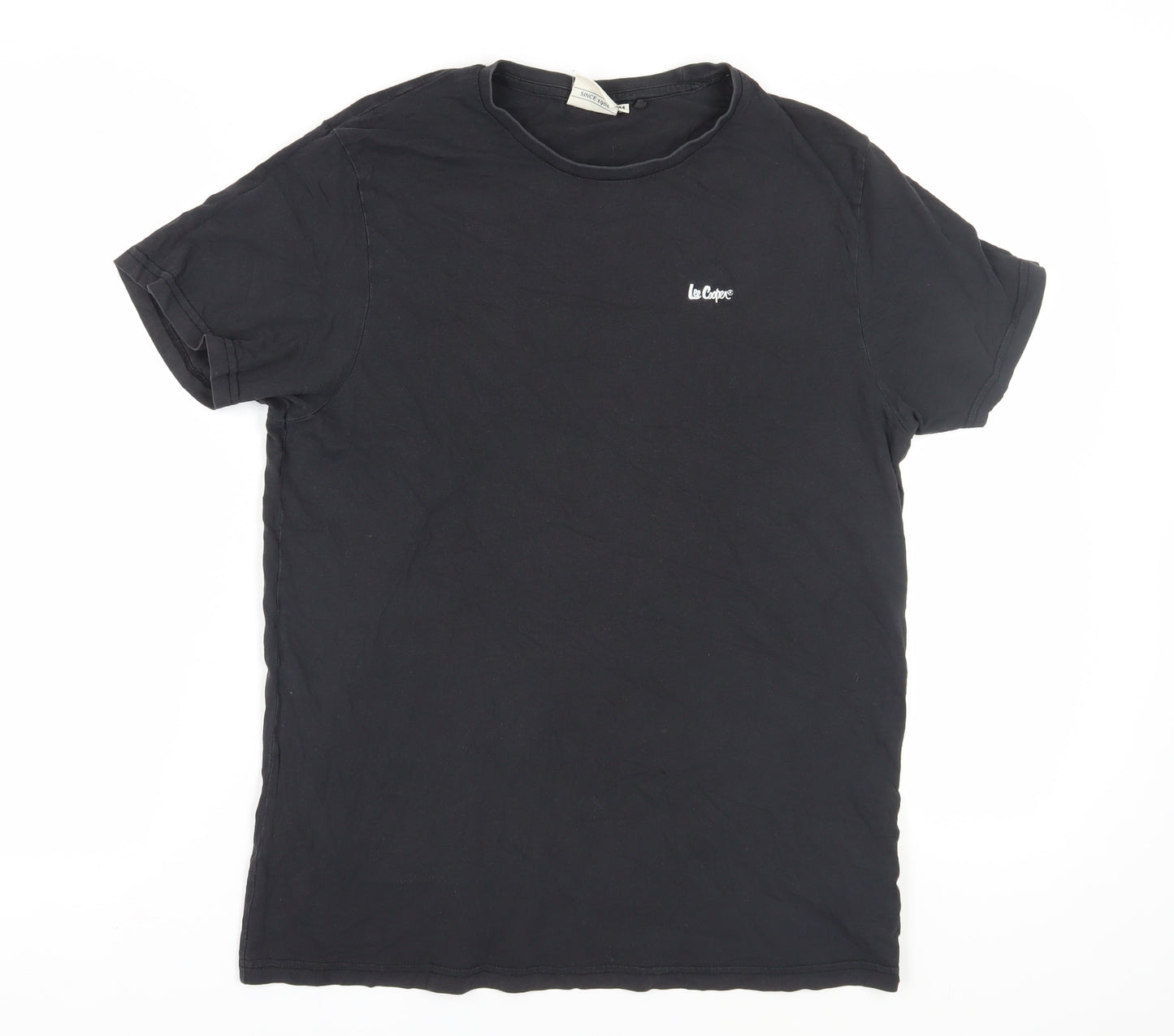 Lee Cooper Men's Black Cotton T-Shirt, Size M