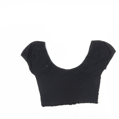 Urban Outfitters Black Cropped T-Shirt Women M