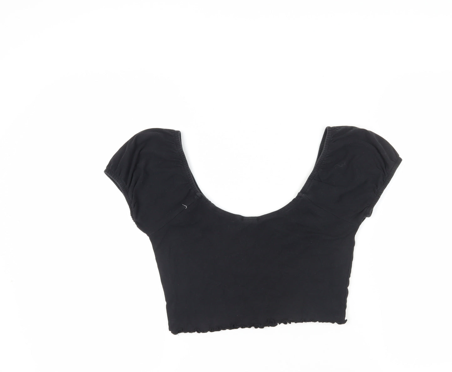 Urban Outfitters Black Cropped T-Shirt Women M