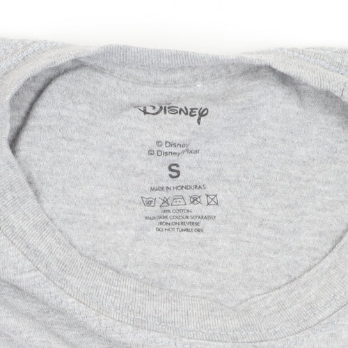 Disney Unisex Grey Mickey Mouse T-Shirt Size S