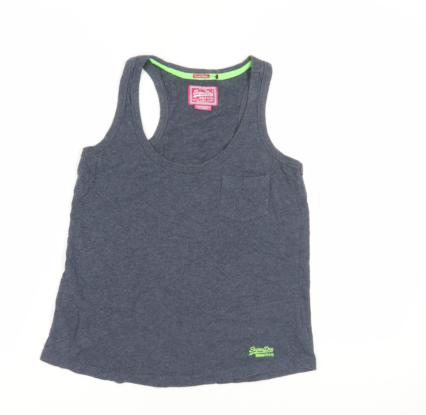 Superdry Women's Grey Tank Top Size S