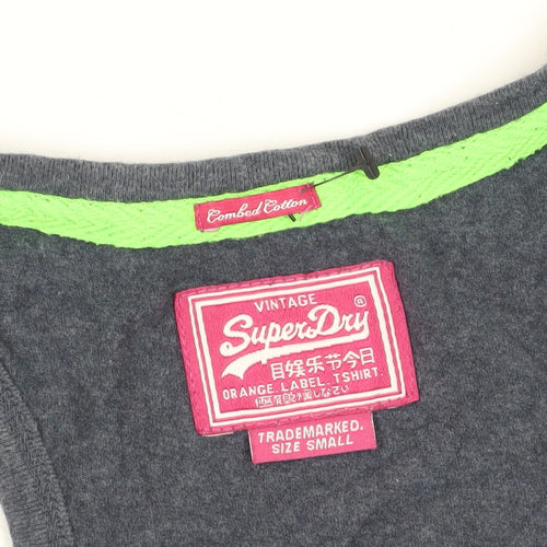 Superdry Women's Grey Tank Top Size S