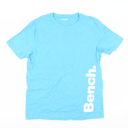 Bench Men's Blue Crew Neck T-Shirt L