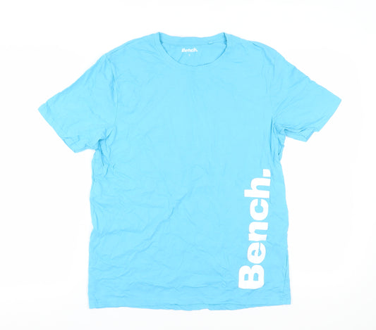 Bench Men's Blue Crew Neck T-Shirt L