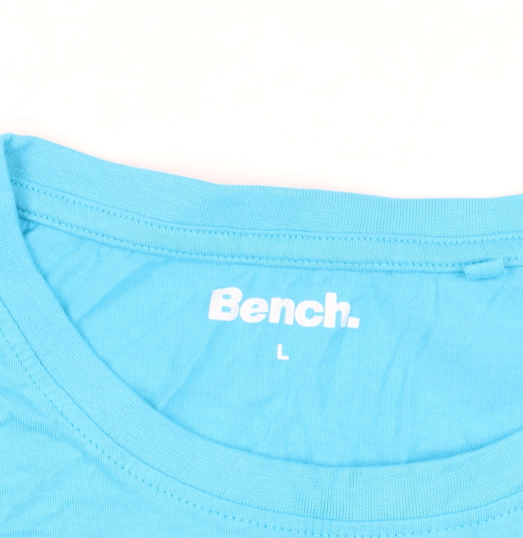 Bench Men's Blue Crew Neck T-Shirt L