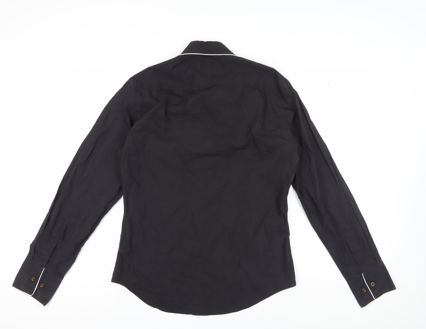 Vivienne Westwood Men's Black Slim Long Sleeve Shirt
