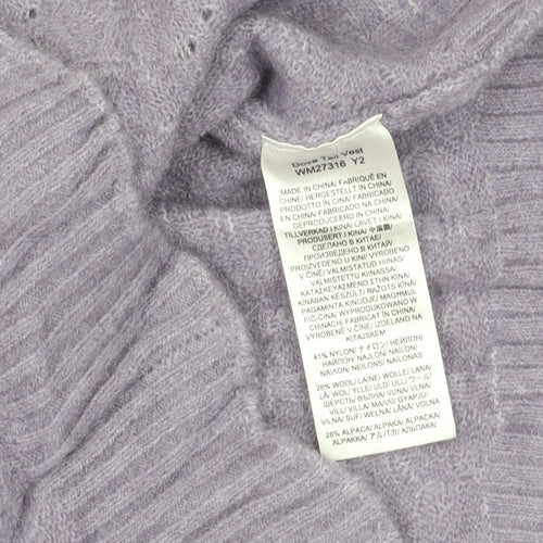 Seasalt Cornwall Women's Purple Knit Vest, Size 10