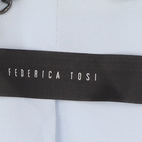 Federica Tosi Women's Blue Blazer Size 14