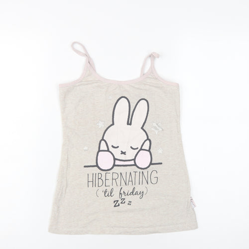 Miffy Women’s Beige Cartoon Camisole Tank Top M