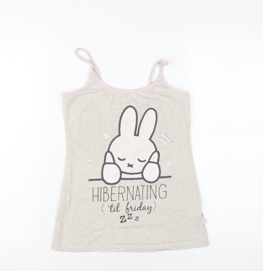 Miffy Women’s Beige Cartoon Camisole Tank Top M