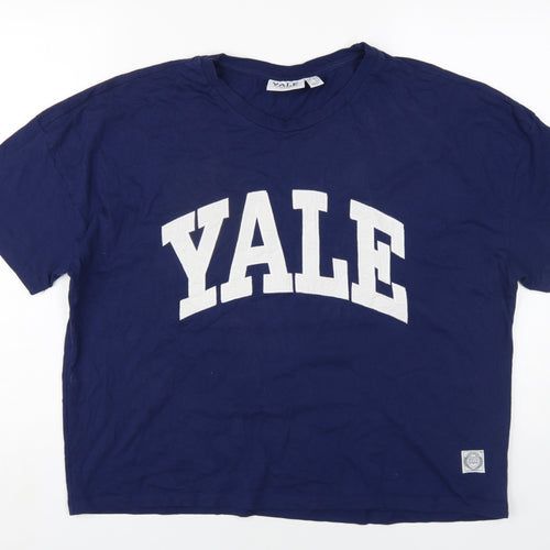 Yale University Blue T-Shirt XL Unisex Classic Crew