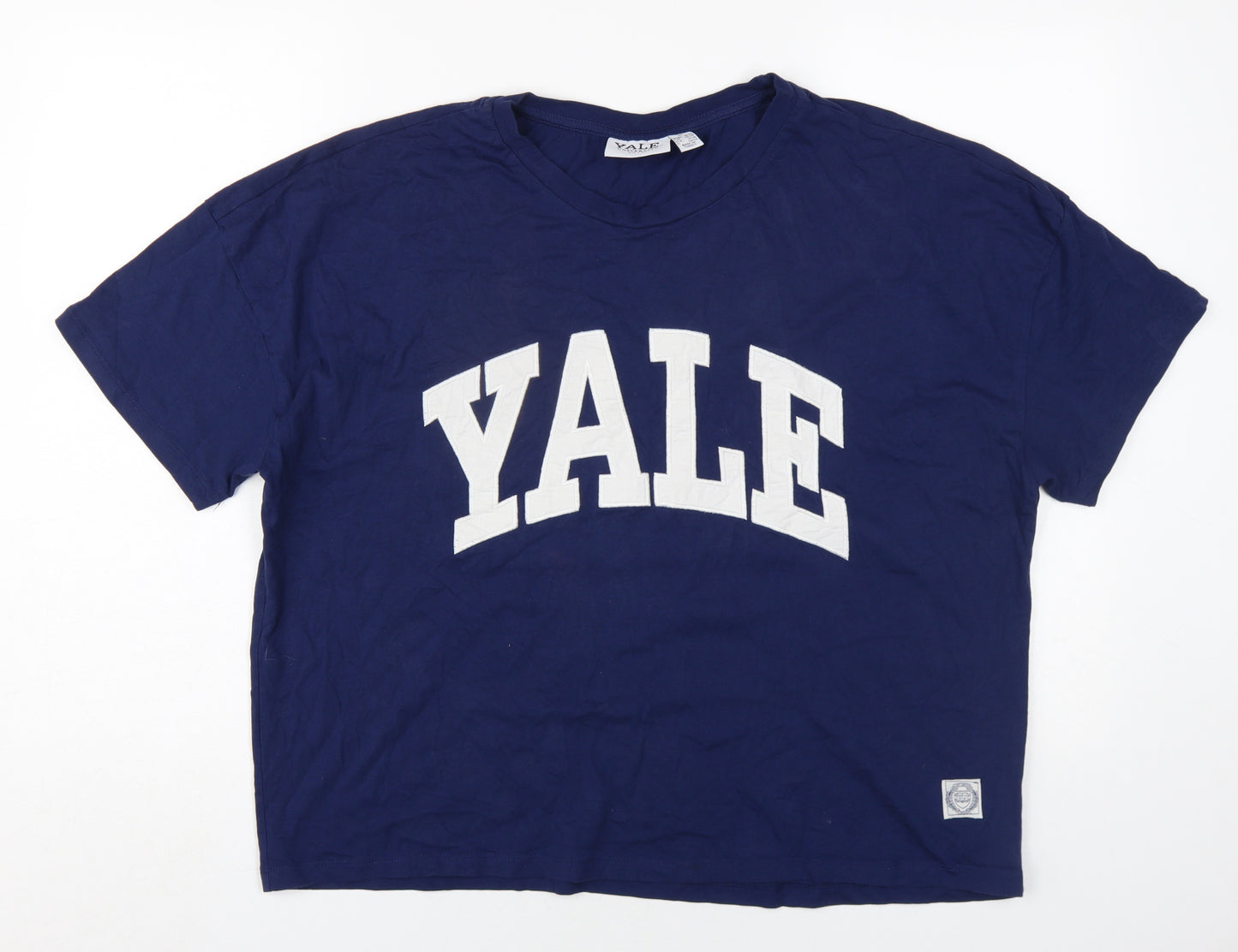 Yale University Blue T-Shirt XL Unisex Classic Crew