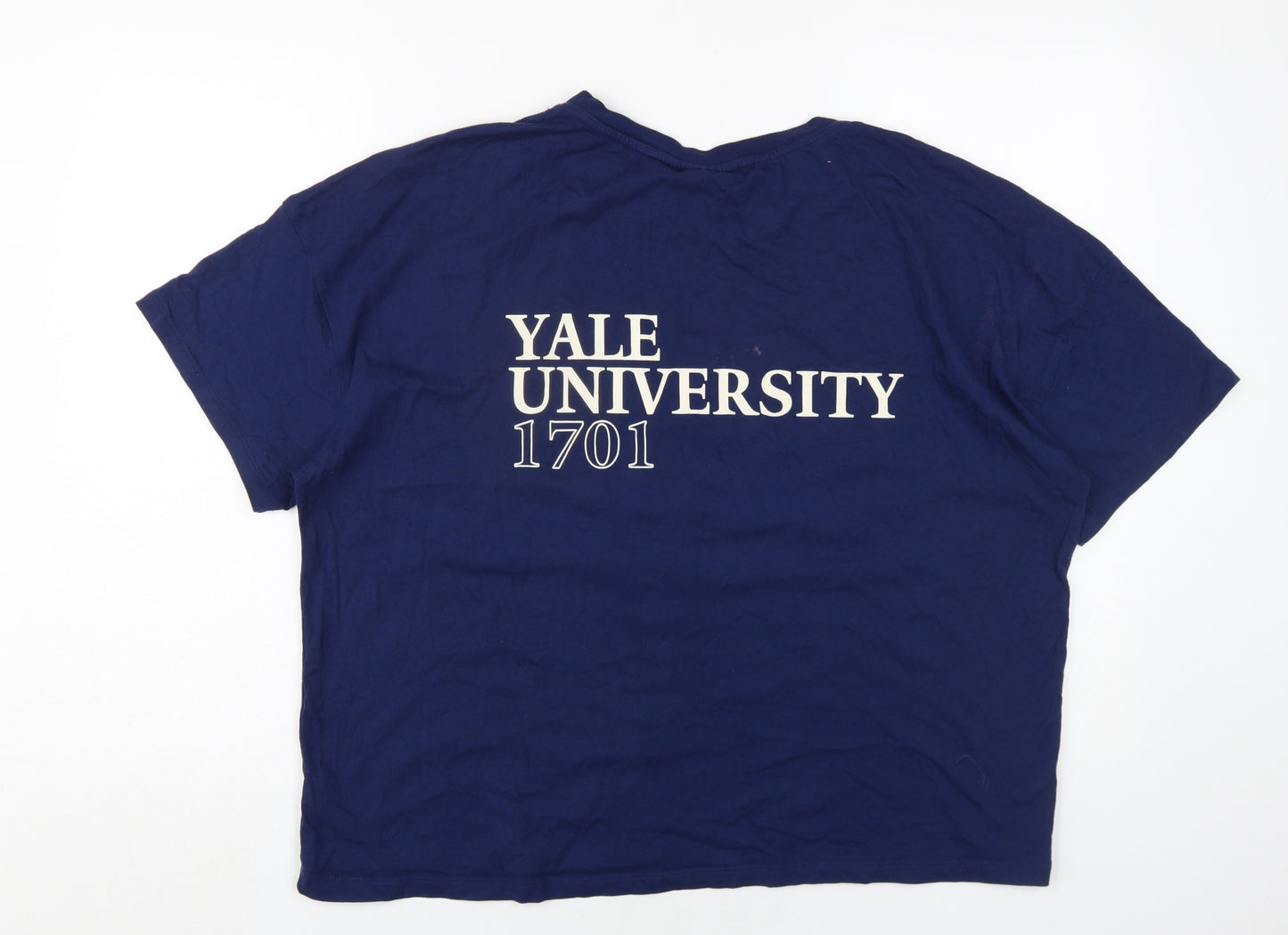 Yale University Blue T-Shirt XL Unisex Classic Crew