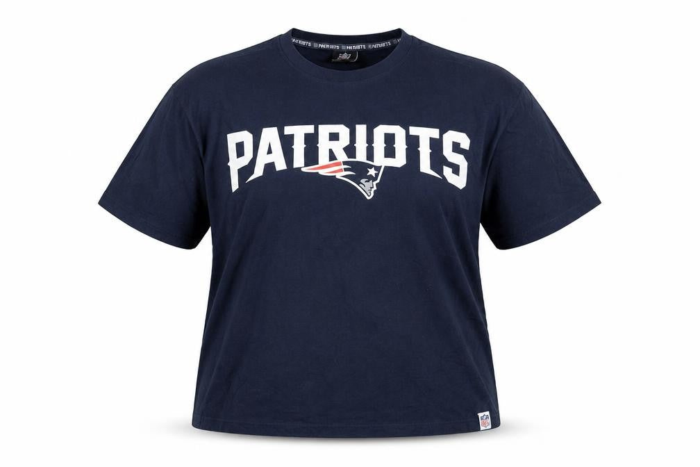 NFL Patriots Unisex Blue T-Shirt, Size L, Casual Style